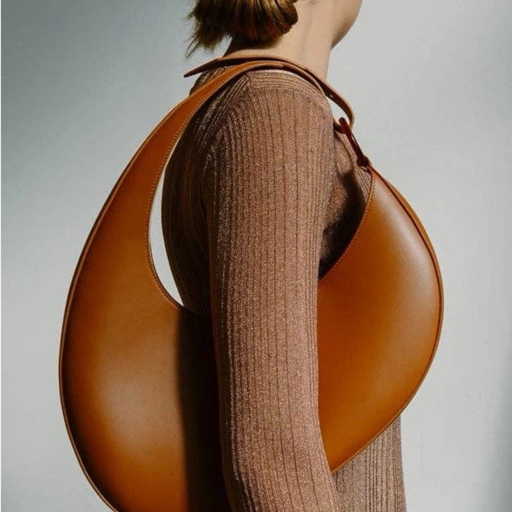 Geometric Faux Leather Bag